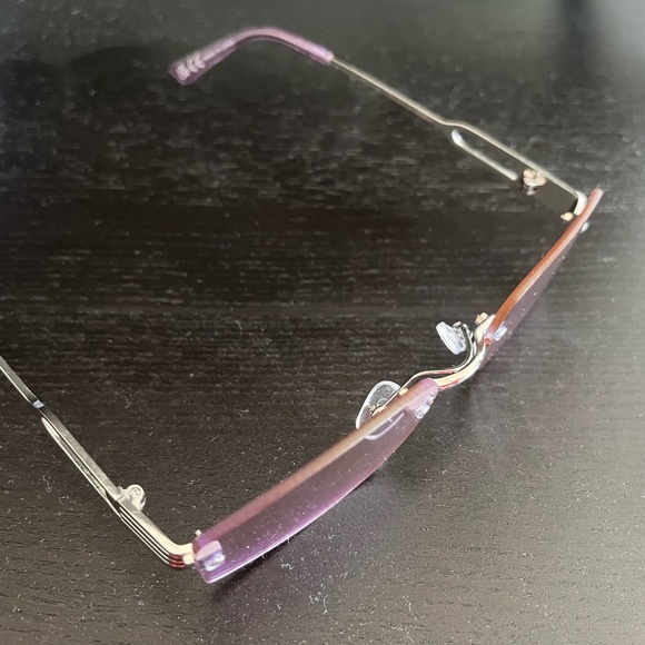 Monki purple frameless sunglasses - Picture 2 of 2